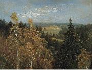 Carl Gustav Carus Blick uber eine Waldlandschaft oil on canvas